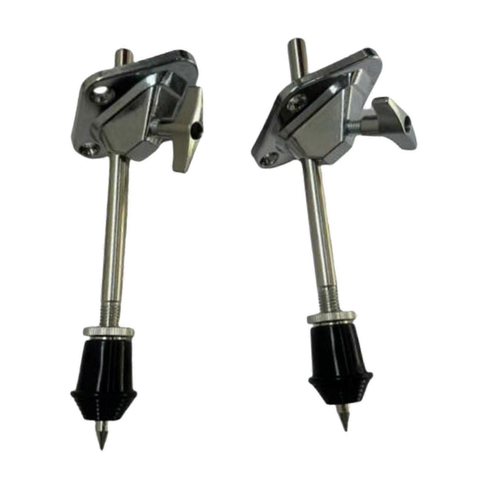 2025 2 Pieces Bass Drum Legs Drum Support Stands Drum Accessories Bracket Anti Skid Drum Stands Legs for Percussion Instruments
