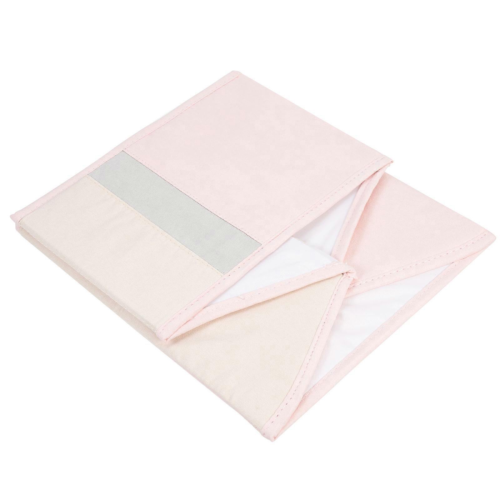 Baby Clothes Organizer Household Storage Box Home Organization Pink Rectangular Foldable Design 1Pcs
