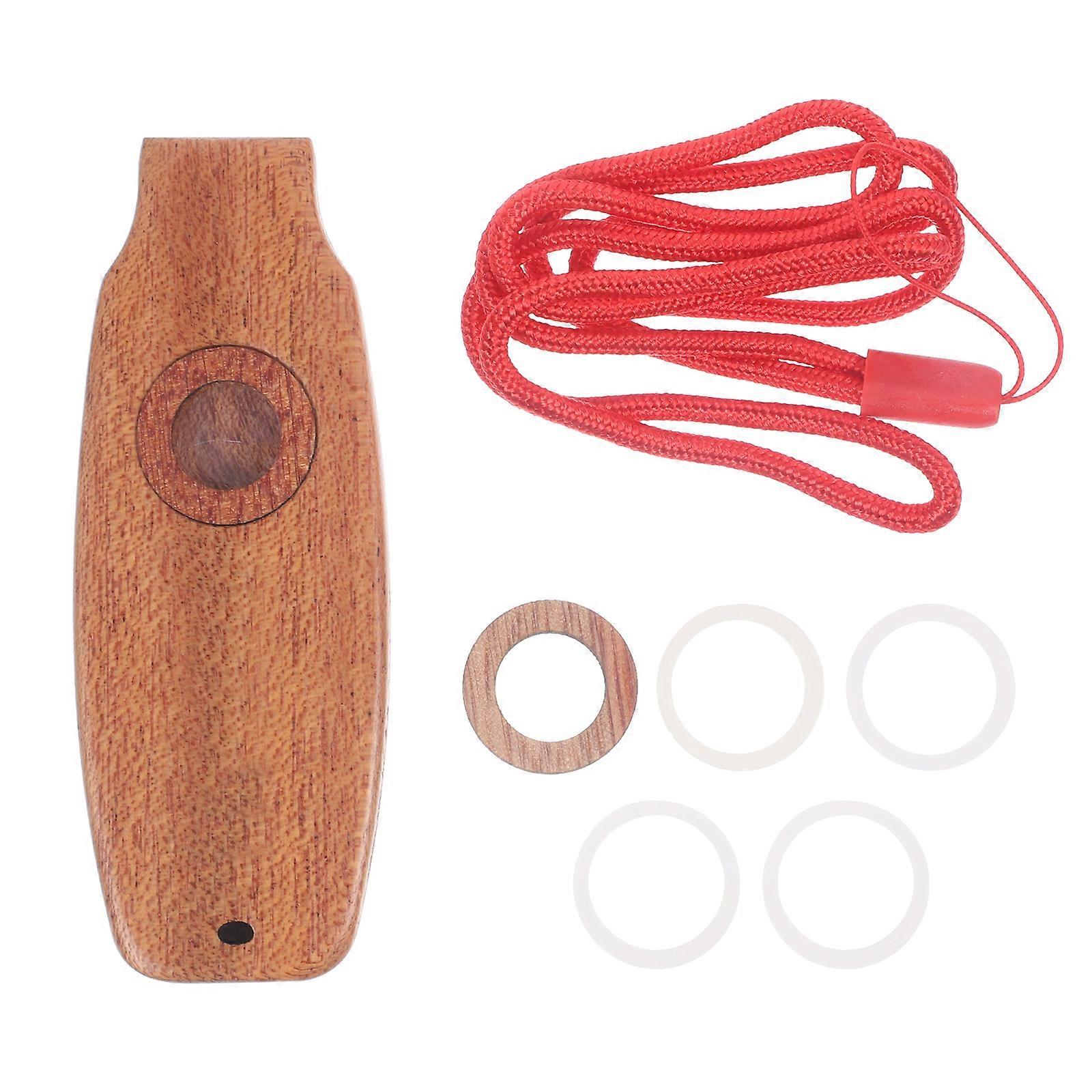 Performance Kazoo Easy To Learn Musical Instrument Suitable For Friends Brown Artistic Design 1Pack