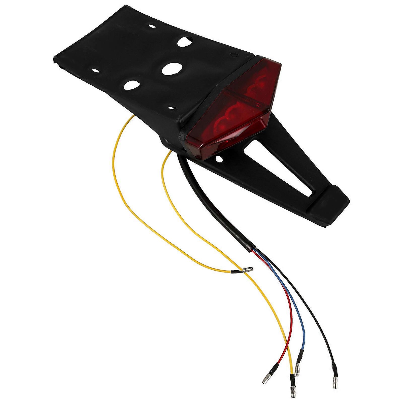 Motorcycle Tail Light with Brake Light – Bright Illumination, Easy Installation, Universal Fit for Various Bikes