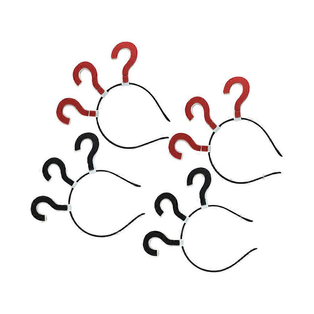 Headbands For Women Question Mark Costume Accessory 4Pcs