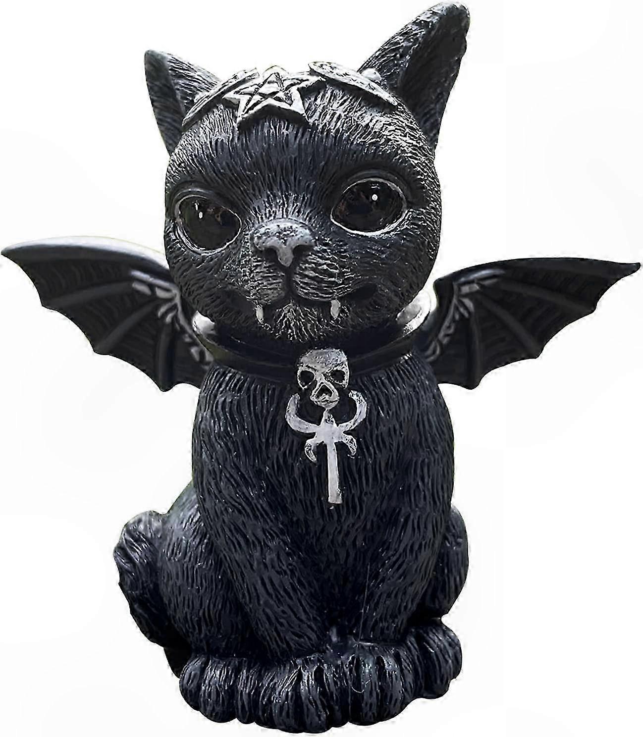 Halloween Cat Gnome Figurine Decoration for Desktop or Tabletop Display