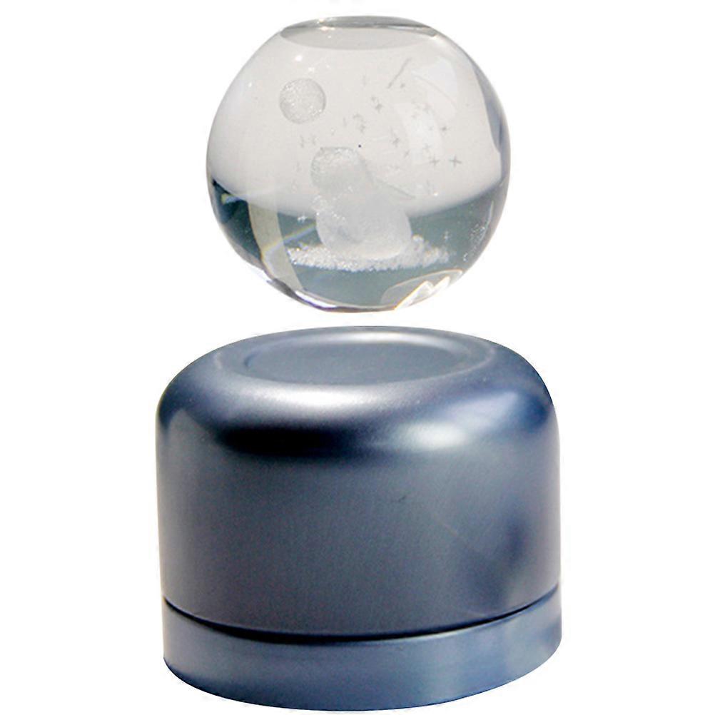 Glass Crystal Sphere with Stand Silver Bunny Versatile Gifting with Glasses for Display