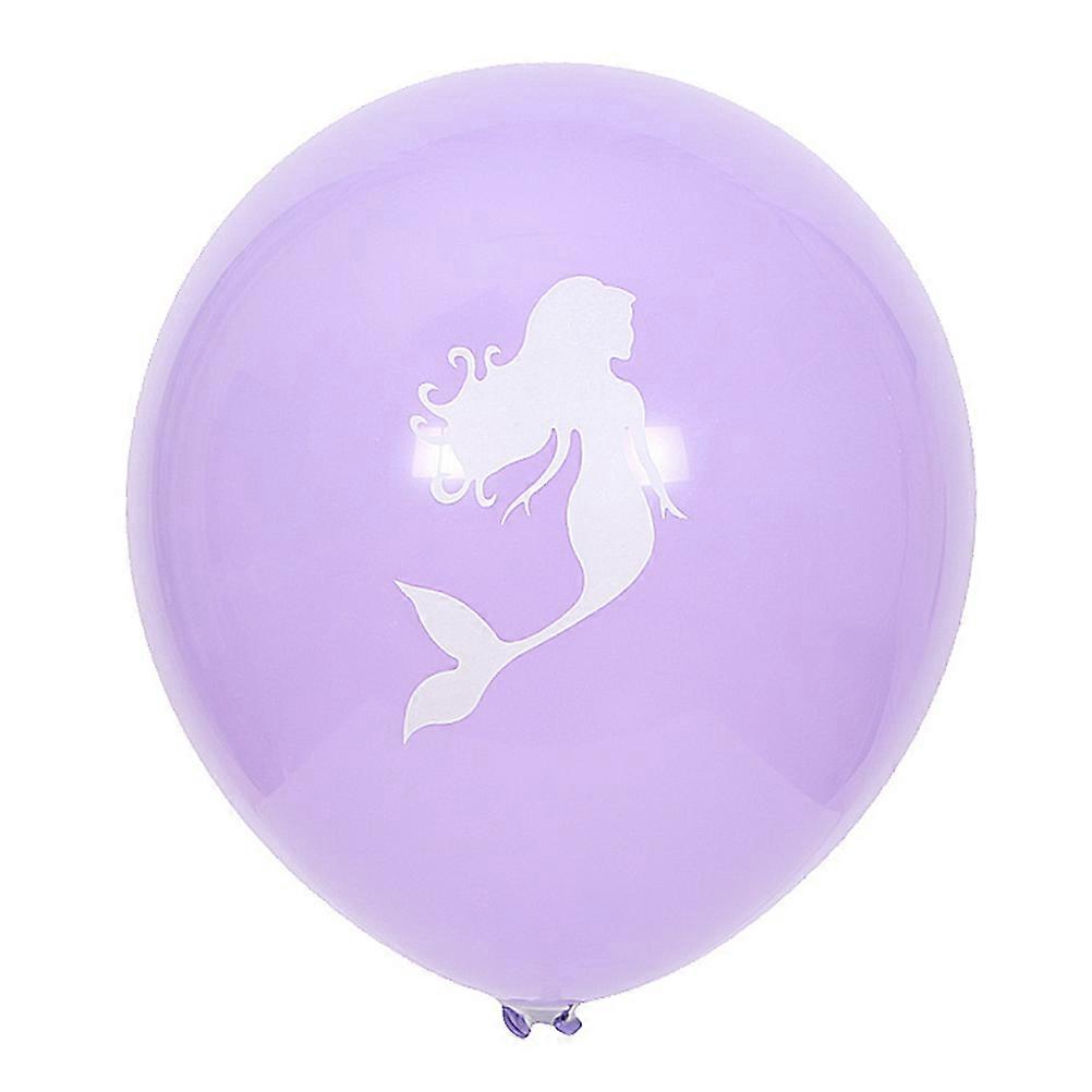 Mermaid Theme Birthday Decorations 20pcs Set Ideal For Gathering Events Assorted Color 10 Inch Ceiling Hanging