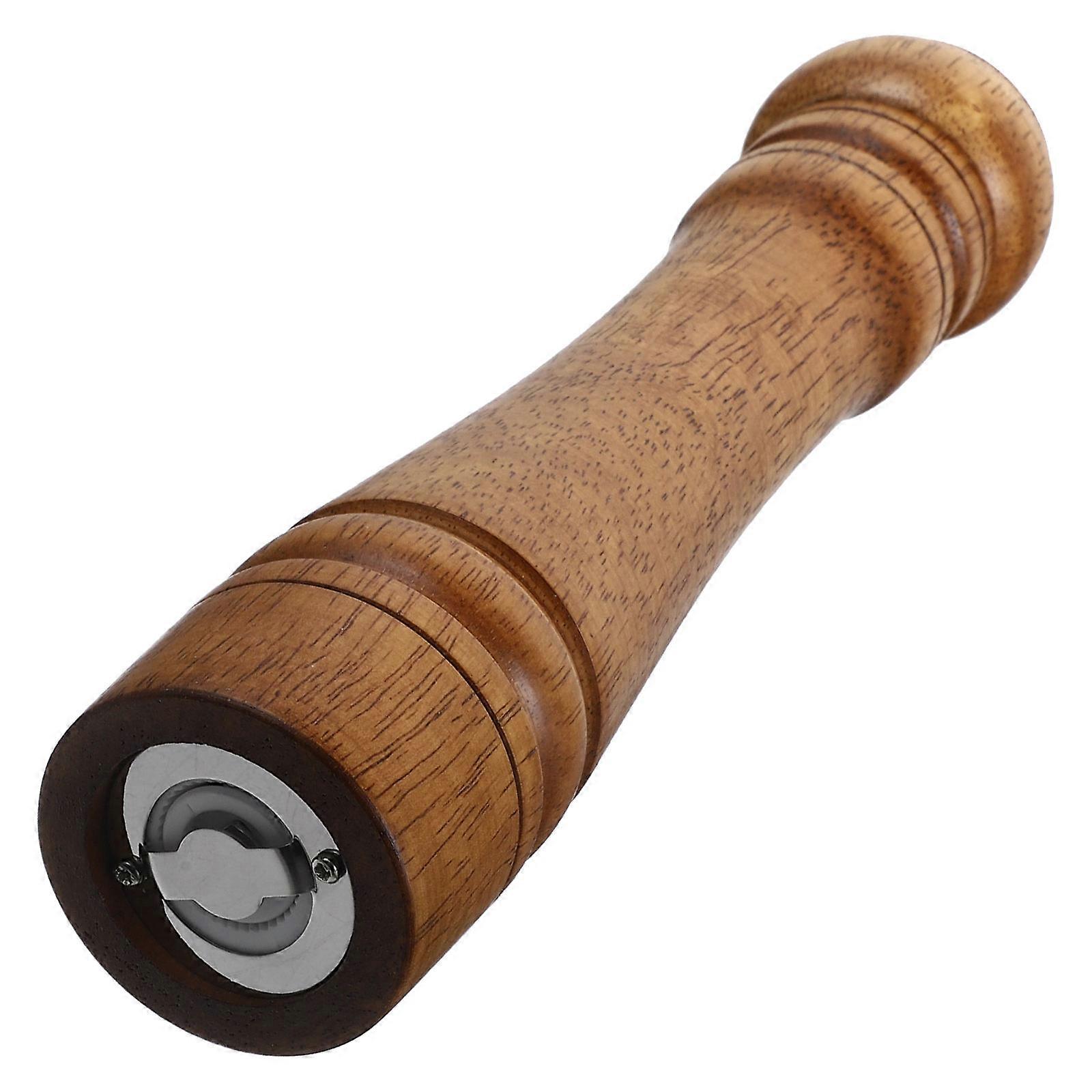 Wooden Pepper Mill for Grinding with Adjustable Coarseness 5x14 5cm 2 0x5 7inch