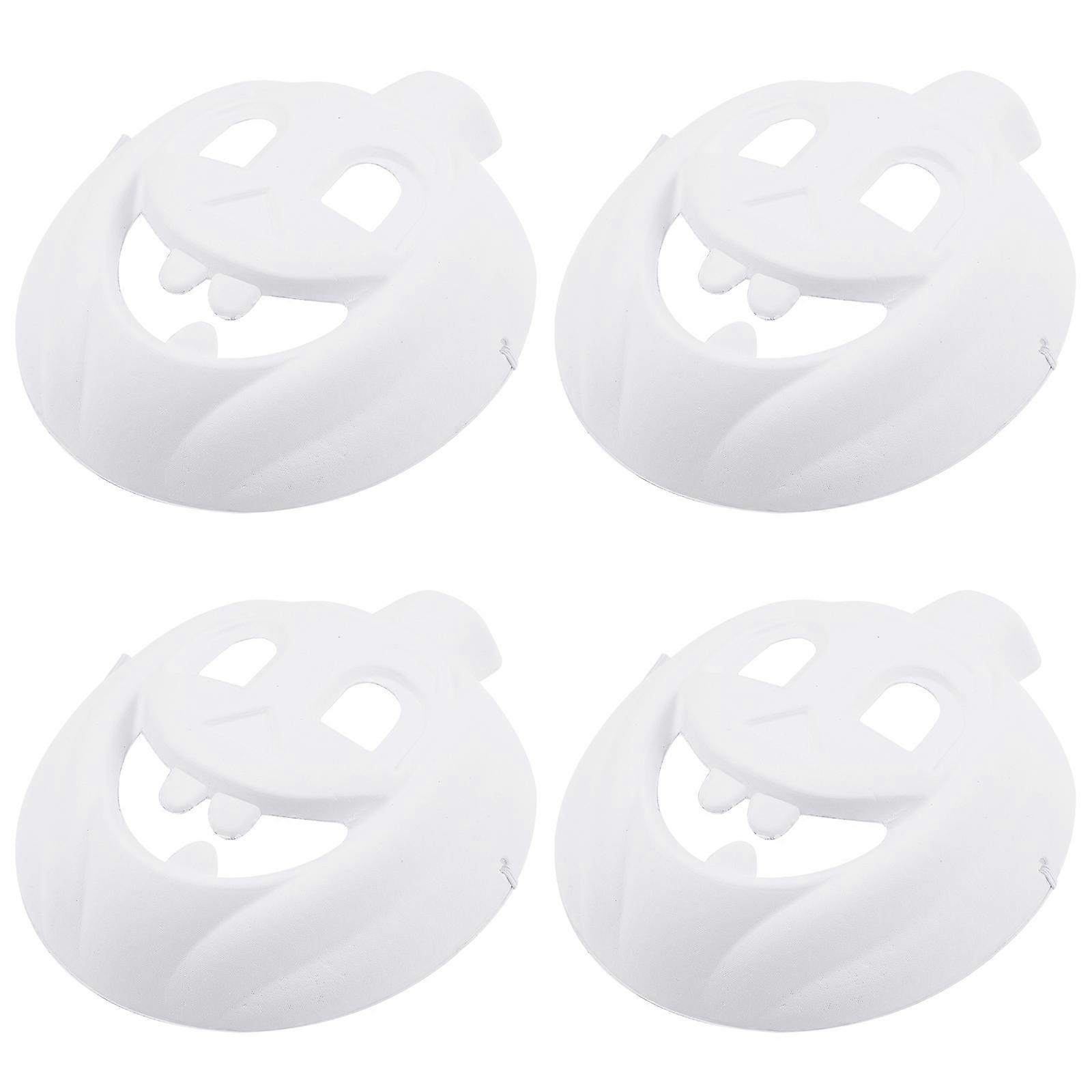 Kids Blank Painting Masks For Halloween Birthday Fun Intelligence Development 20x17.5cm