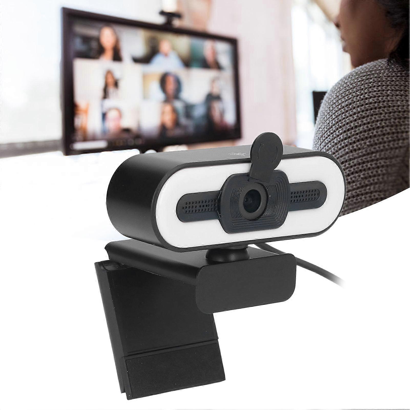 Web Camera 1080P HD Auto Focusing Noise Reduction Easy Installation Computer Camera for Desktop Conferencing