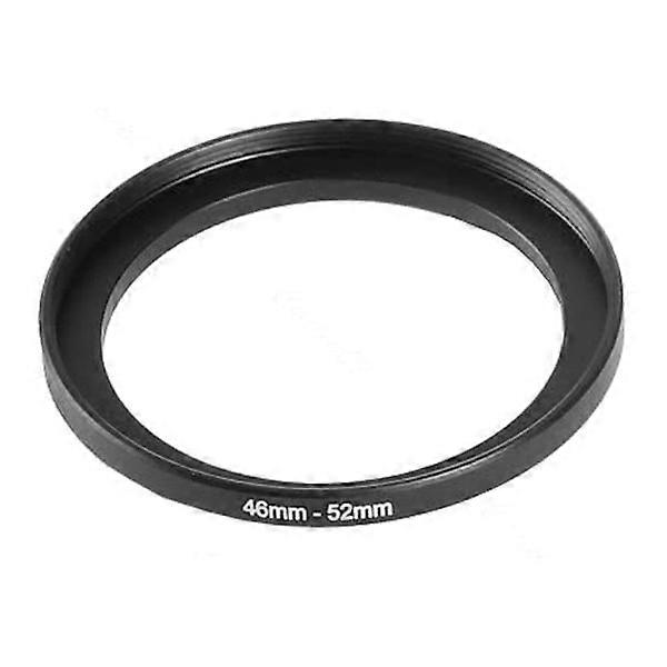 Durable Metal Camera Lens Filter Step Up & Down Ring Adapter for Nikon All Camera DSLR 46mm to 52mm Black