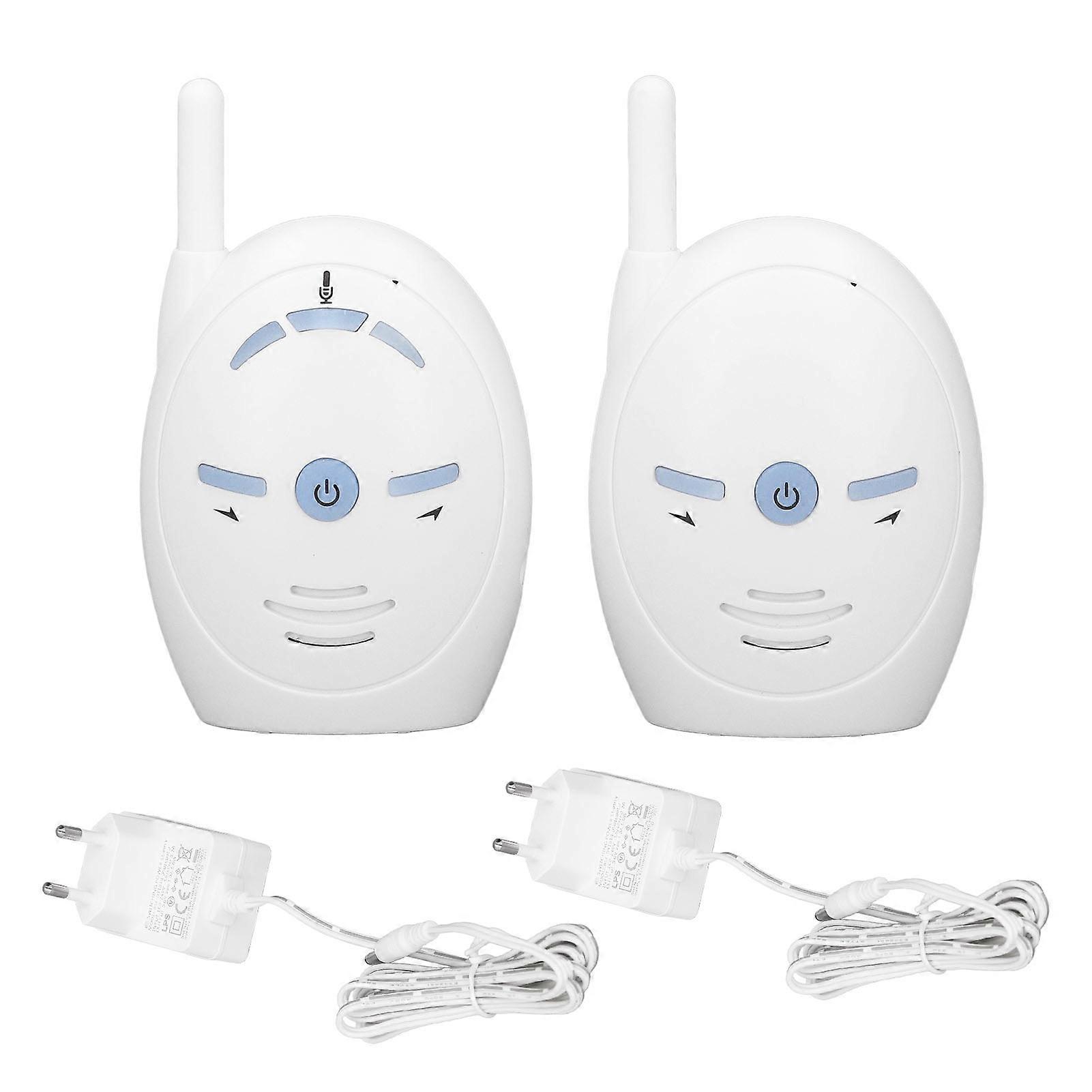 Baby Sound Monitor Portable Two Way o Interaction Infant Sound Monitor 100‑240V EU Plug