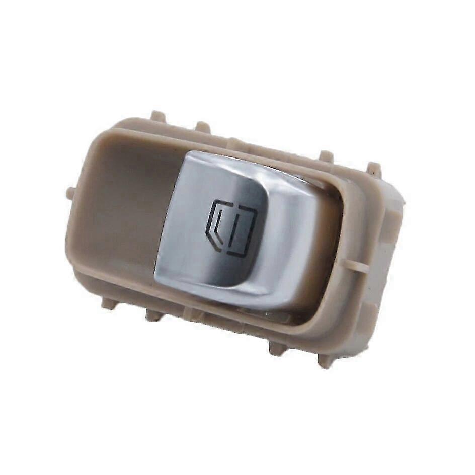 Sorghum A2059051513  Beige/Black Single Power Window Switch Button For Mercedes-Benz C200 C300 C63 AMG 15-16 Edition 0731