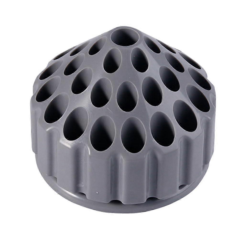 Fly Tying Tool Set with Organizer, Rotating Grinder Head, Desk Storage Holder for Drills and Scissors - Gray