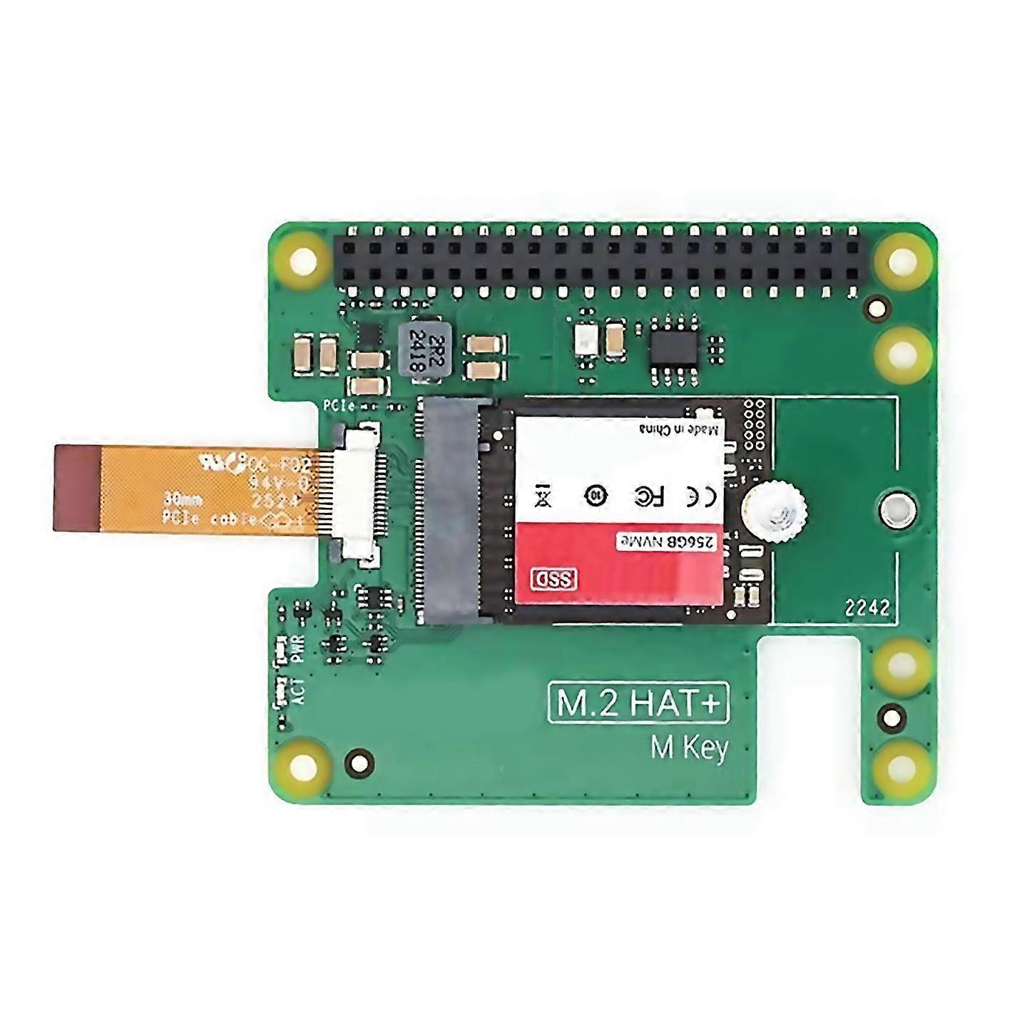 Für Raspberry Pi 256 GB SSD Kit M2 Hatnvme SSD Kompatibel mit Pcie Gen3 Für Raspberry Pi 5