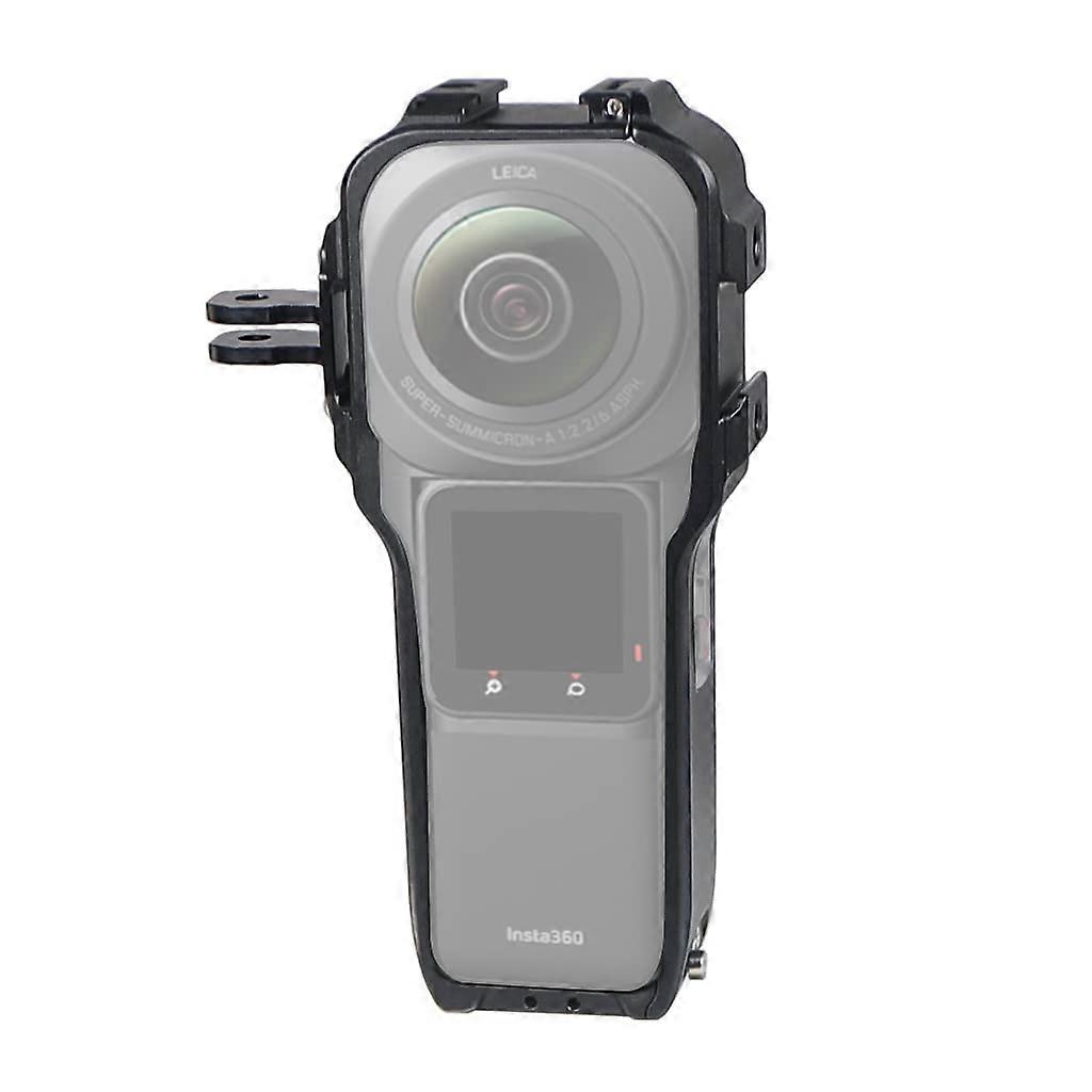 Metal Cage Protective Housing Frame Cold Shoe Mount Horizontal Vertical Recording for Insta360 One RS Action Camera Accessories