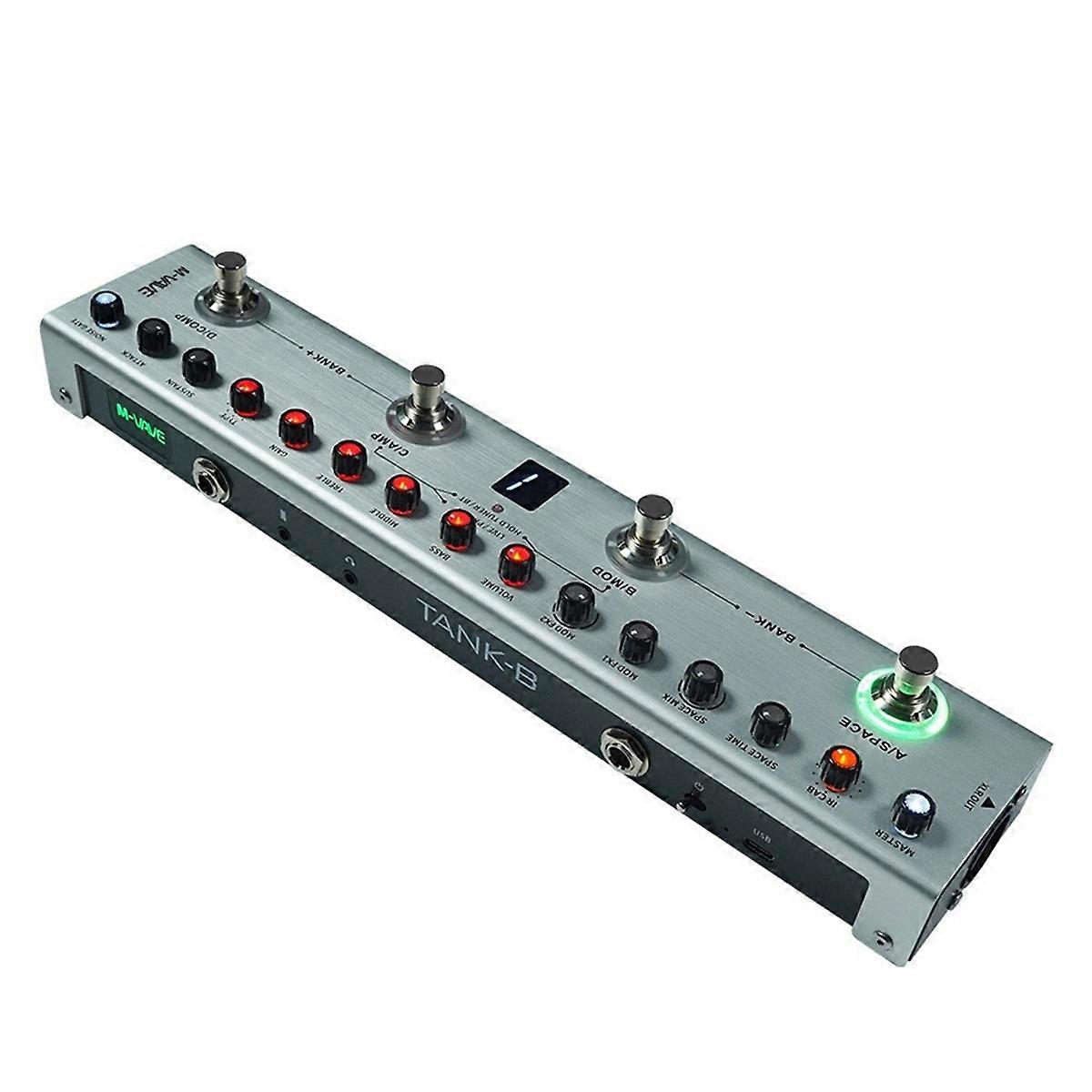 Multi-Function Effector Bass Pedal Tank Effector TANK-B Single Block Integrated Effector Built-in
