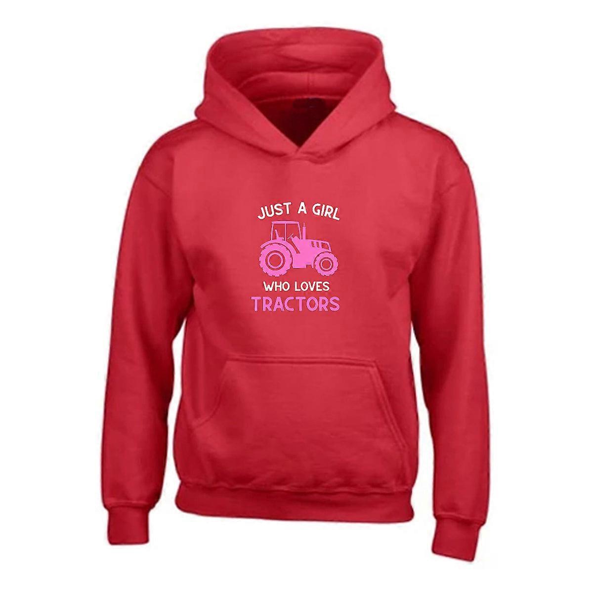 Girls Tractor Hoodie - Cl007