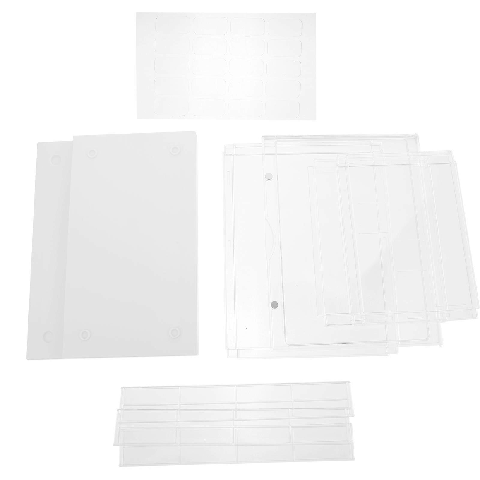 Rectangular Plastic Display Case For Toys And Handicrafts 30x23x17cm Indoor Exhibition 1Pack