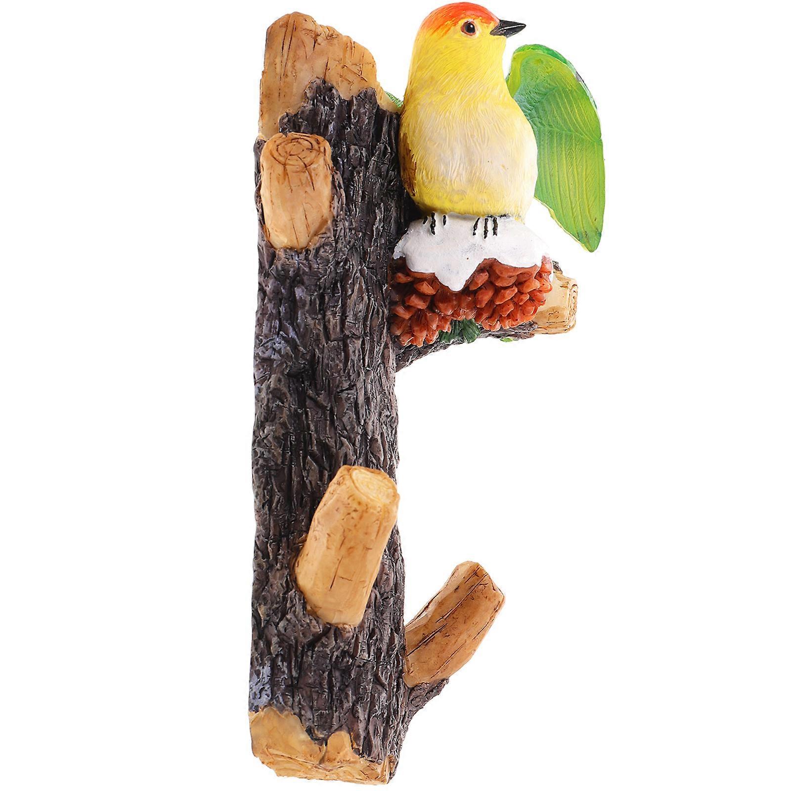 Dark Brown Resin Coat Hook for Planting Use Wall Hanging Organzier with Smooth Surface 6 Pieces
