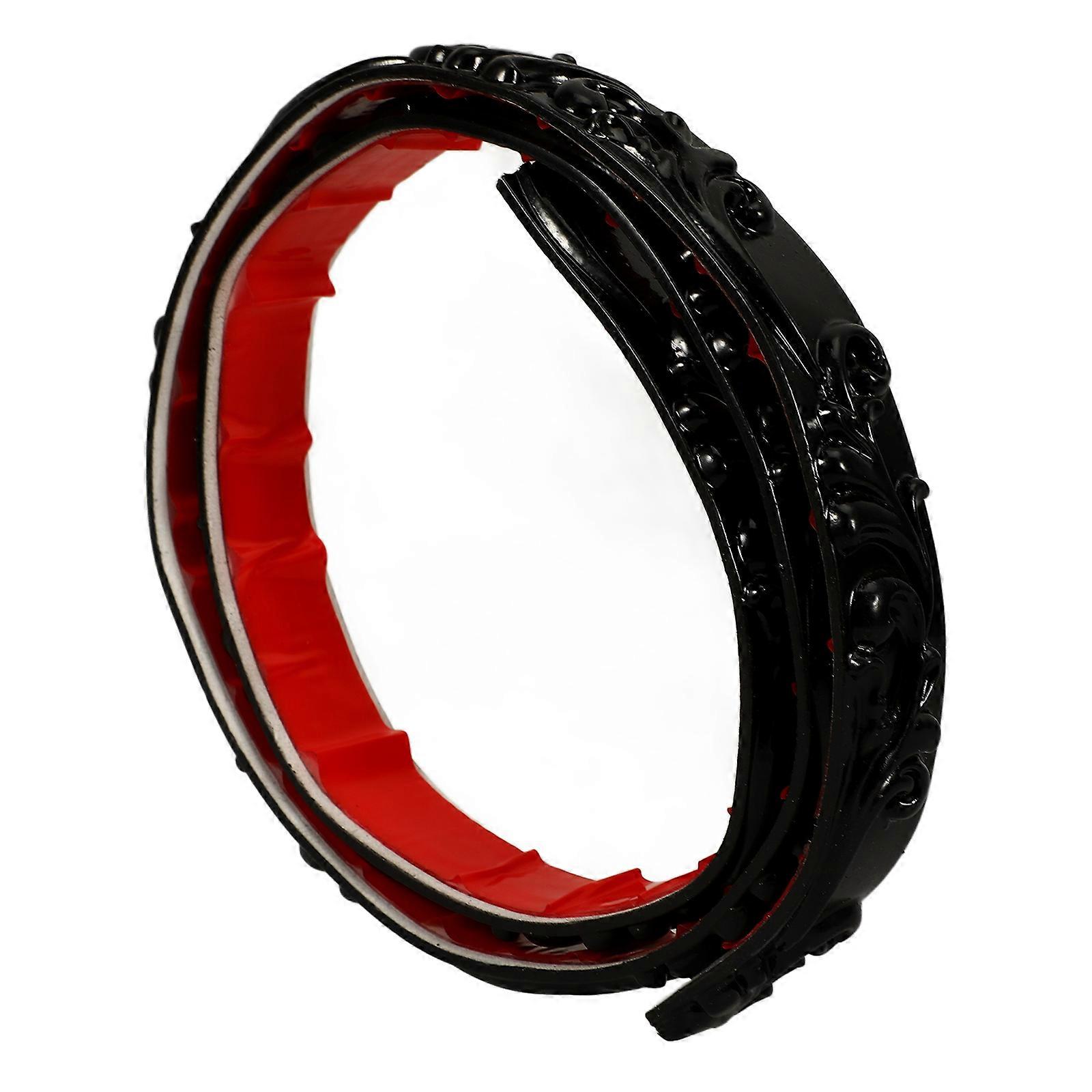 Black PVC Peel and Stick Corner Trim for Home Use Stylish and Modern SelfAdhesive Molding Trim 1 Roll