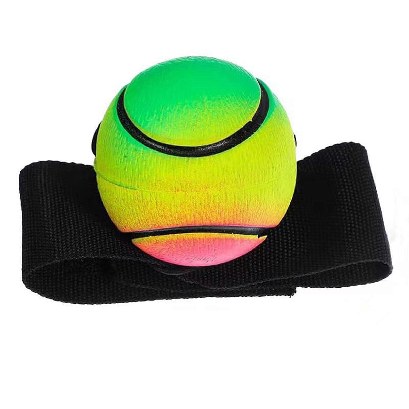 Rainbows Rubber Football Ball Toy For Children Hand Throw Relaxation Techniques Rainbow Color