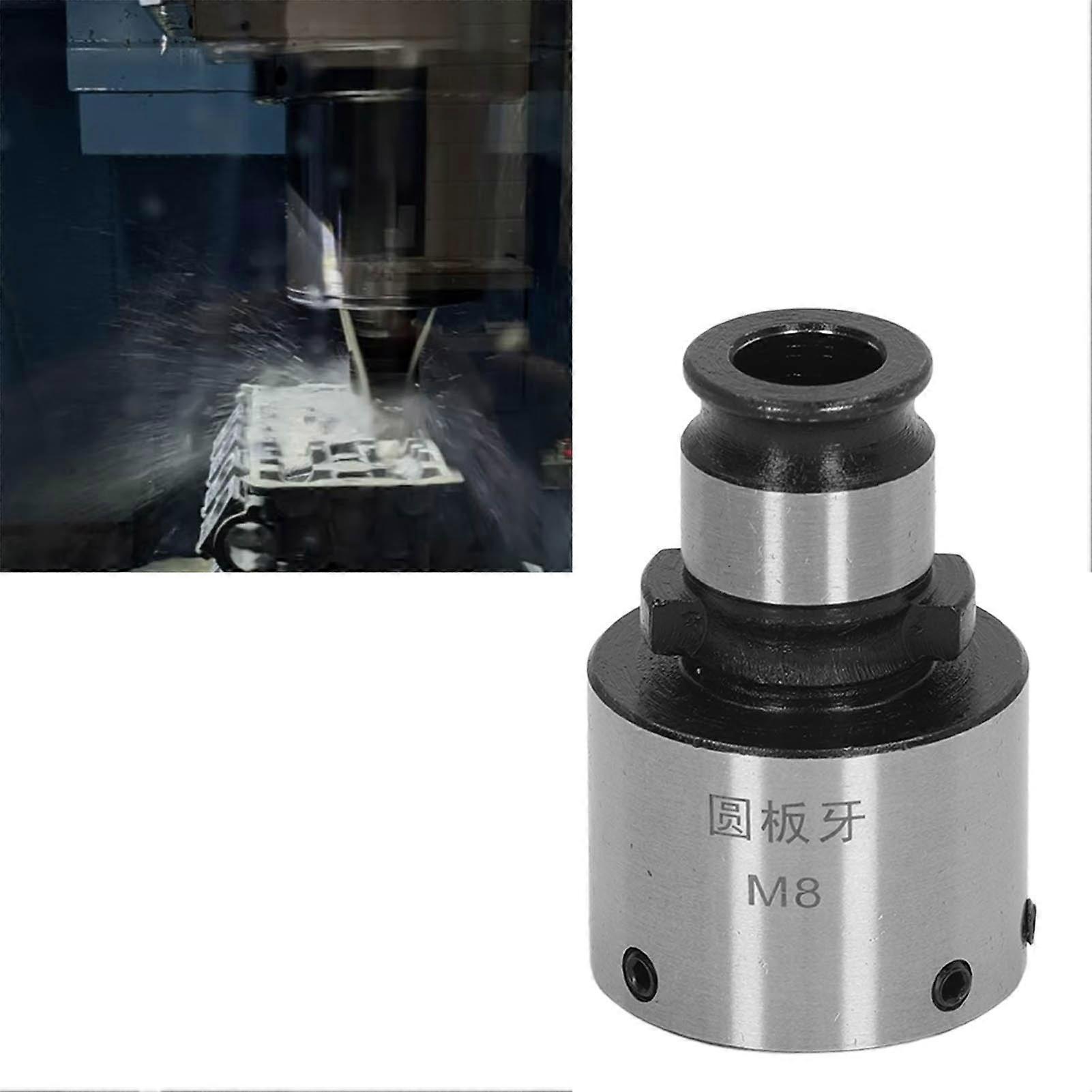 Bolt Die Tapping Collet Fast Change Chuck Round Lathe Tool Carbon Steel with Hex Wrench 