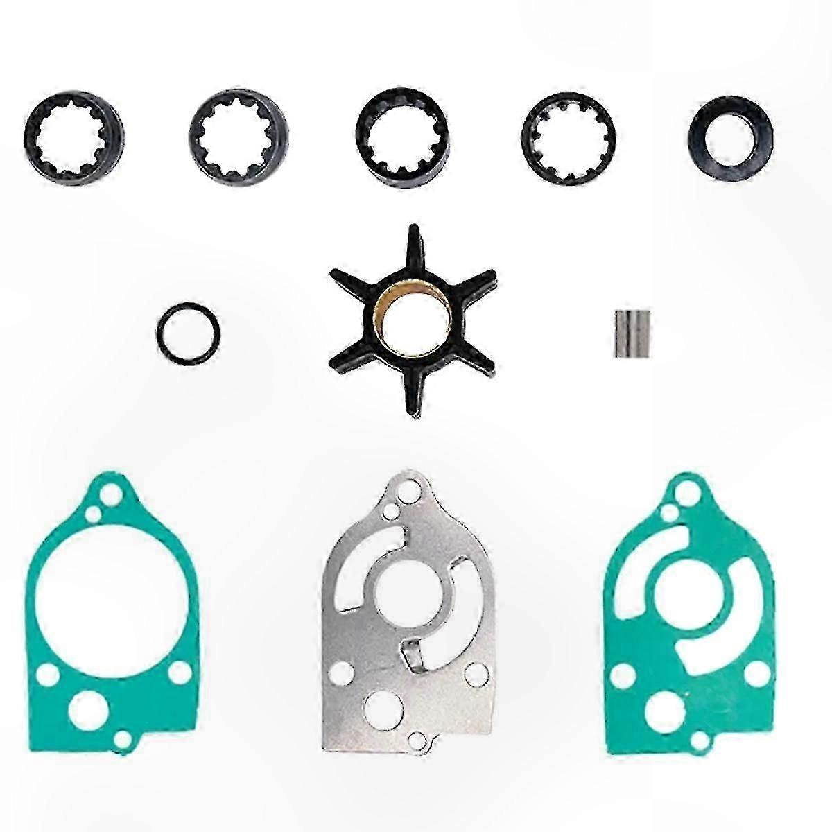For Water Pump Impeller Kit for Mercury 30-70HP Outboard Motors, Part Numbers 47-89983Q1, 47-89983T2