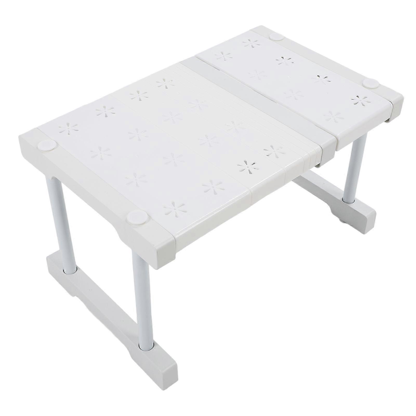 Expandable Closet Shelf Organizer Storage Rack DIY Divider Separator for Cabinet Wardrobe Cupboard Bathroom Full Coverage 24cm Width 32cm Height