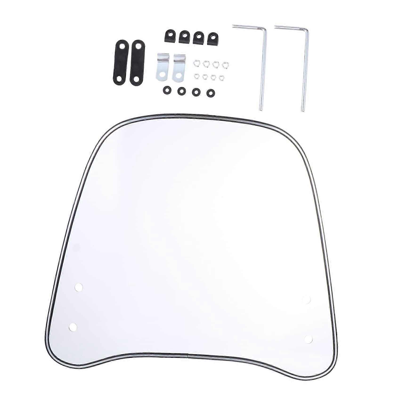 Transparent Windscreen for Motorcycles and Electric Cars - Durable Wind Deflector for Optimal Wind and Rain Protection