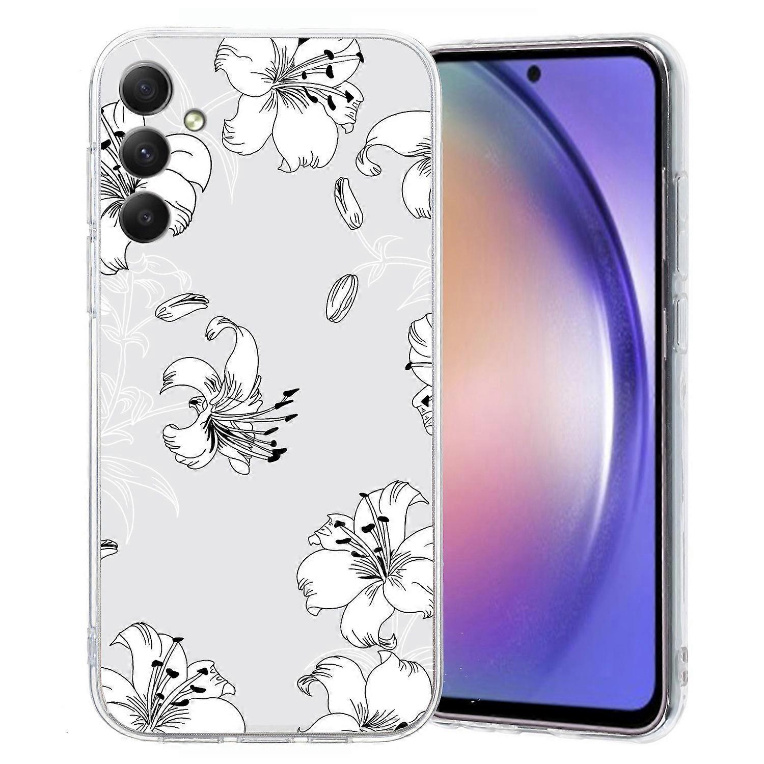 For Samsung Galaxy S24 FE Case Soft TPU Pattern Printing Slim Phone Cover