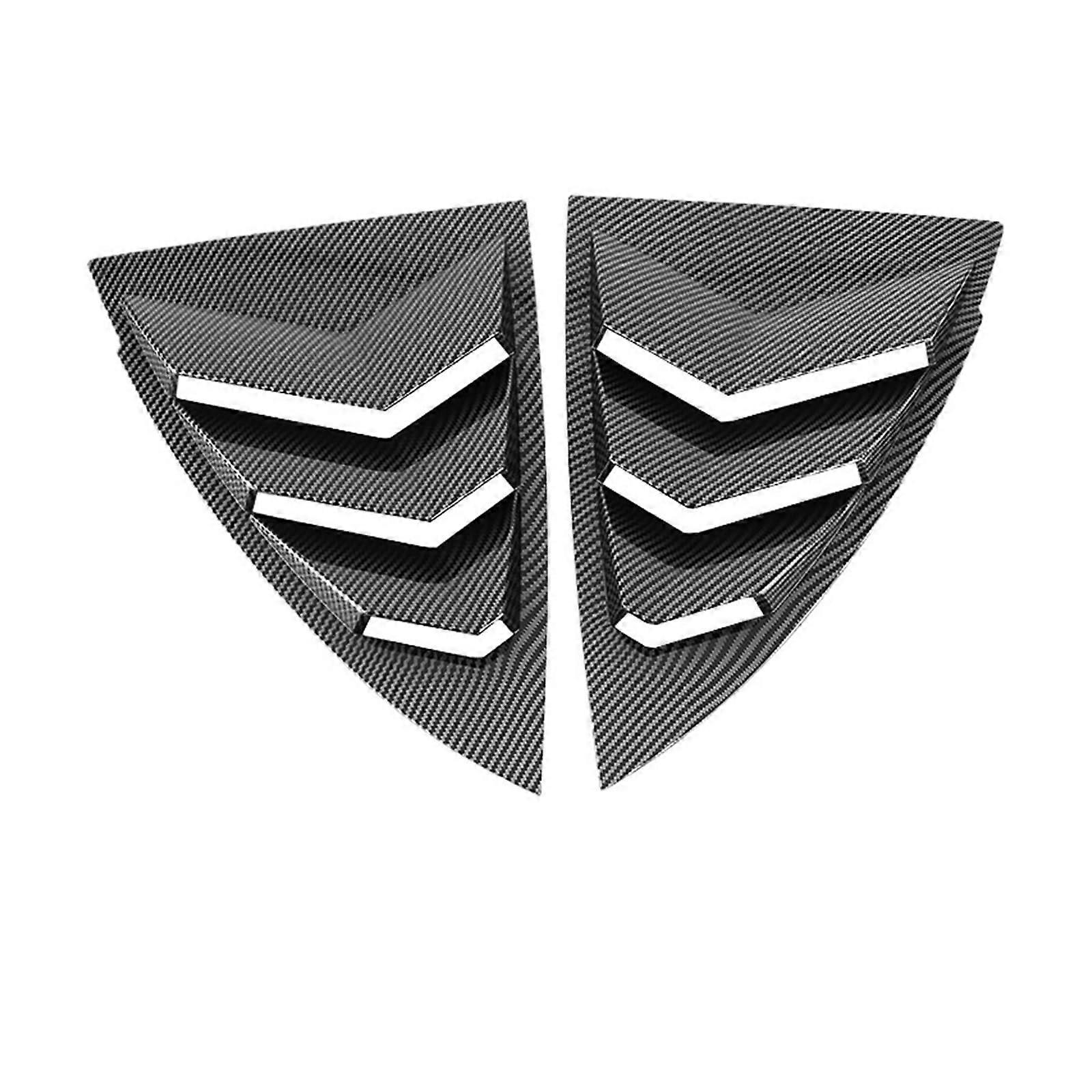 ABS carbon fiber car rear window roller shade, Tesla Model Y , Cpillar trim