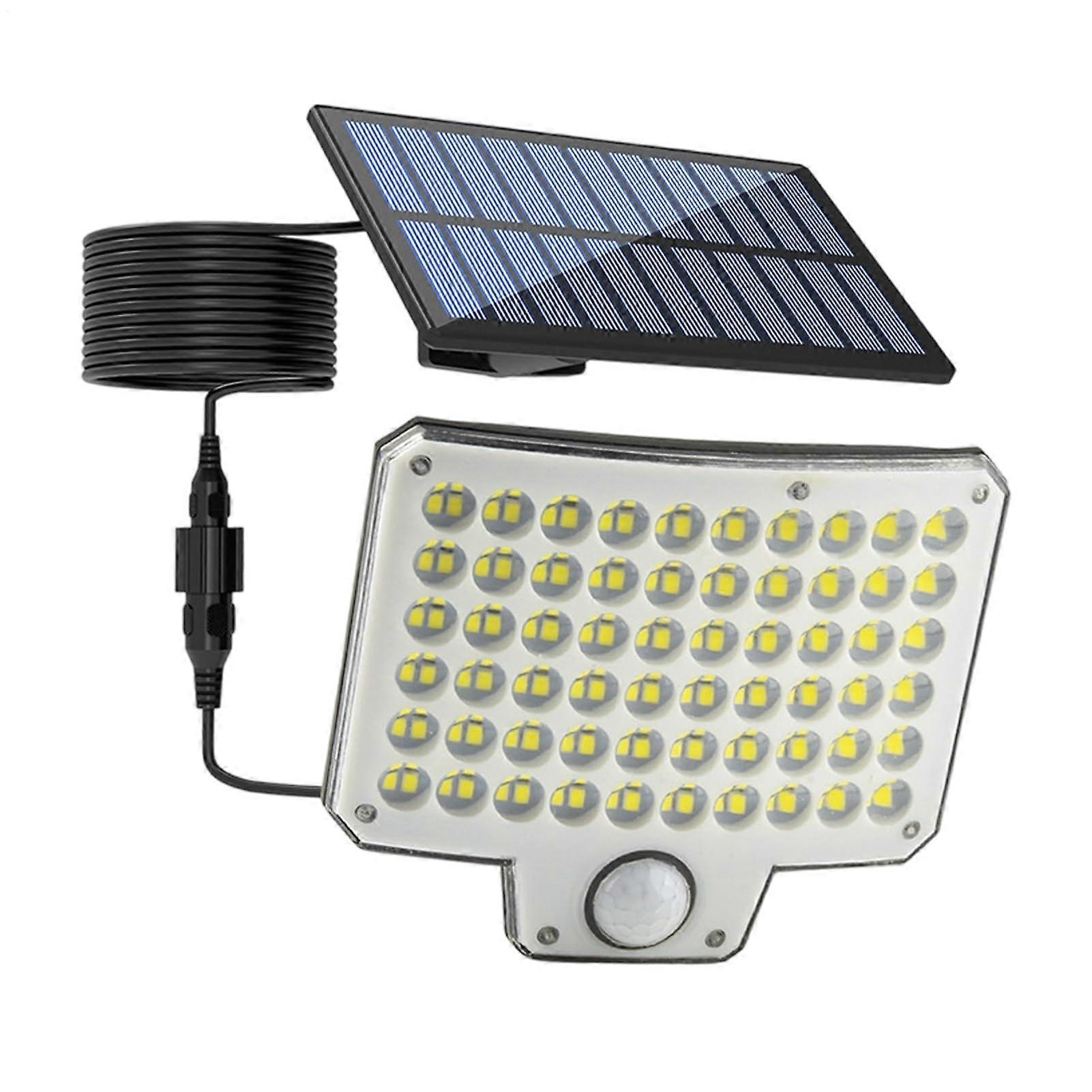 Wallmounted solar lights with motion sensor for fence outdoor spaces