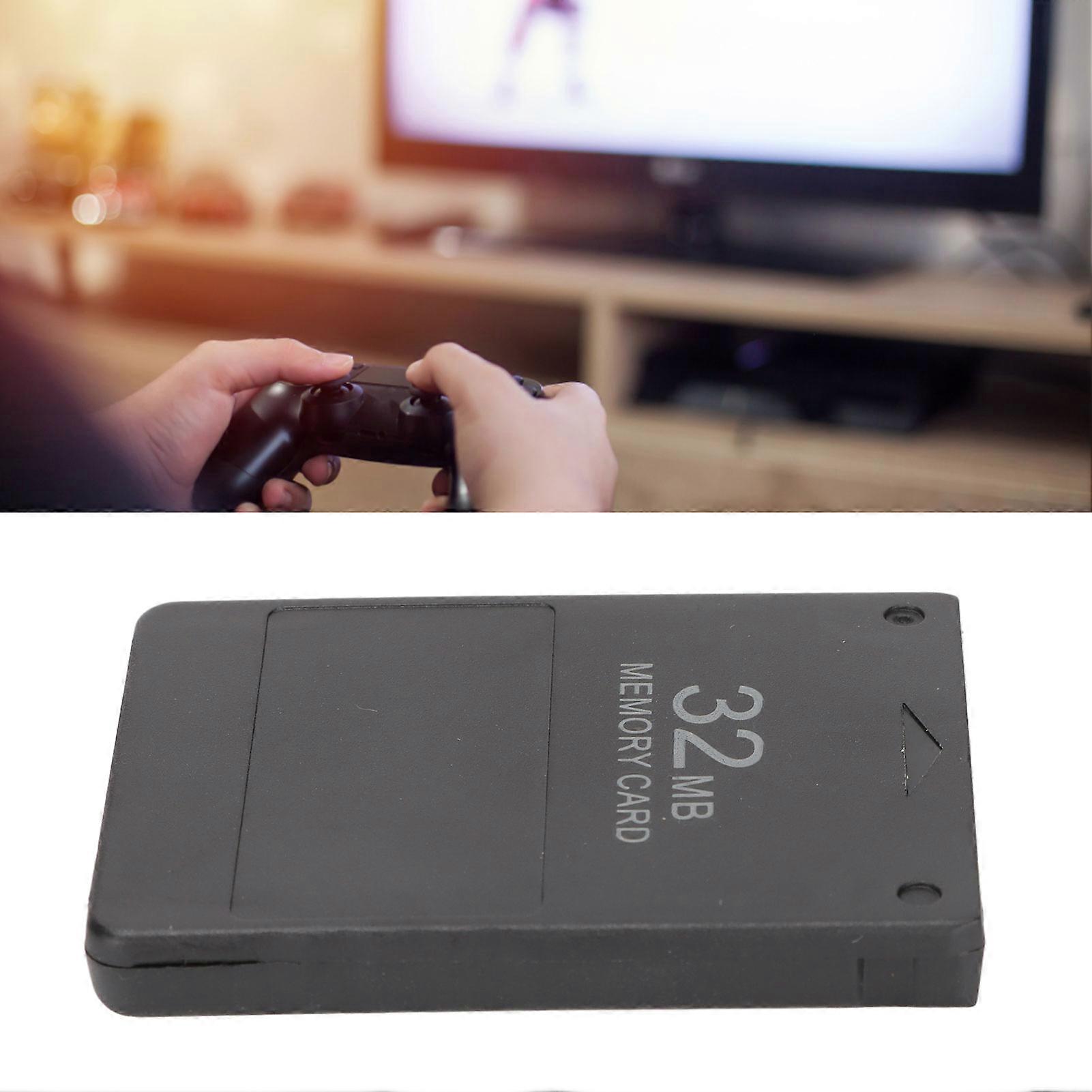32MB Game Memory Card External High Speed Plug and Play Game Console Data Card for PS2