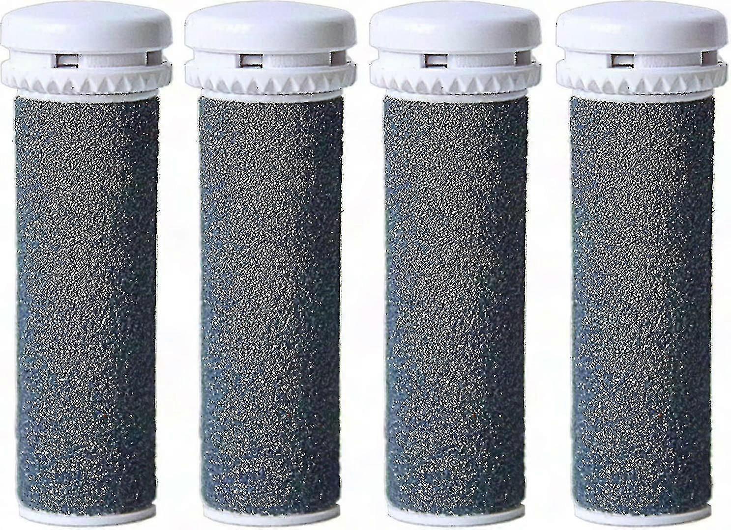 [4 Pack] Extra Coarse Emjoi Micro Pedi Replacement Rollers - Compatible For Replacement