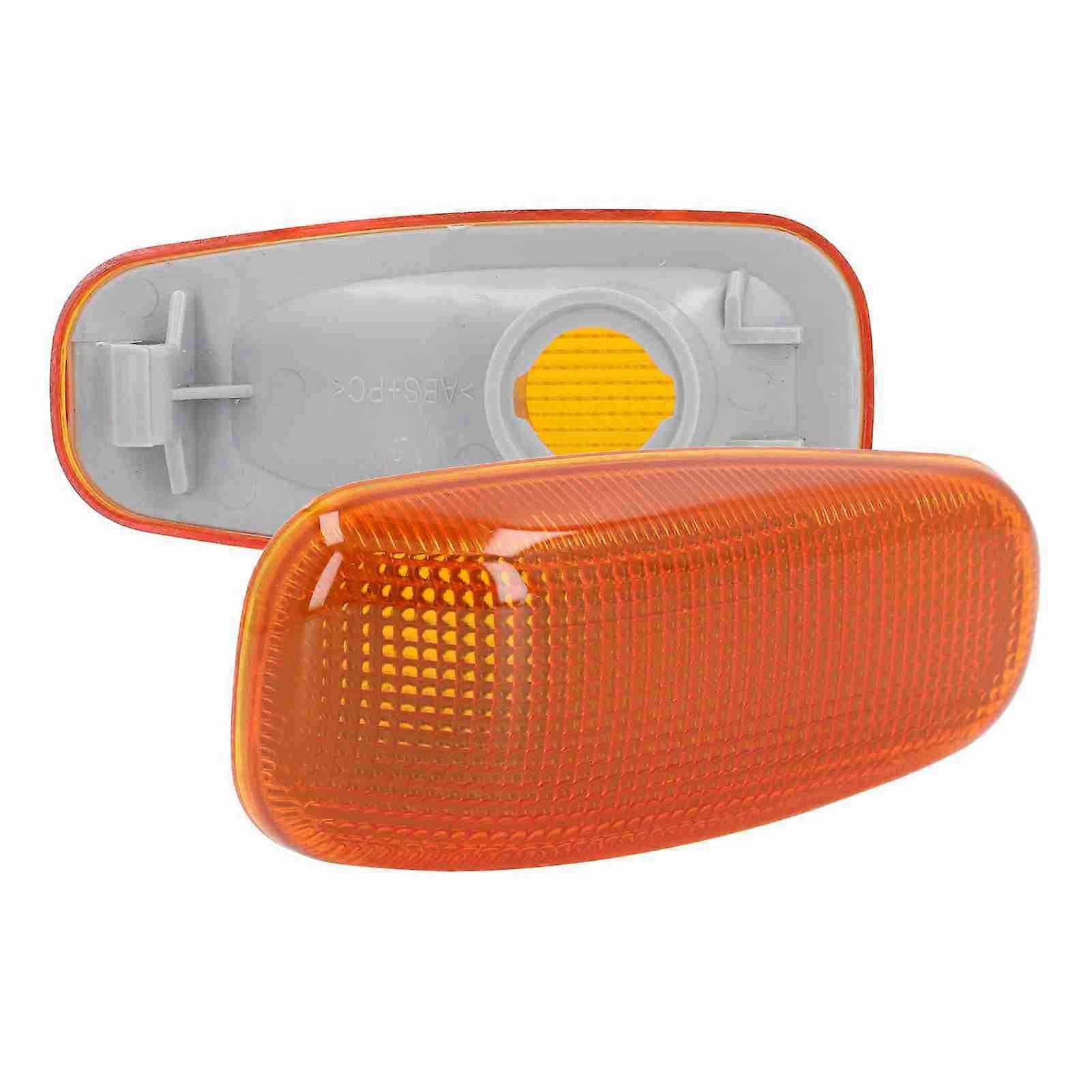 2PCS Side Turn Signal Light Lens with Gaskets Replacement for DODGE SPRINTER 2500 3500 2003‑2006Yellow 