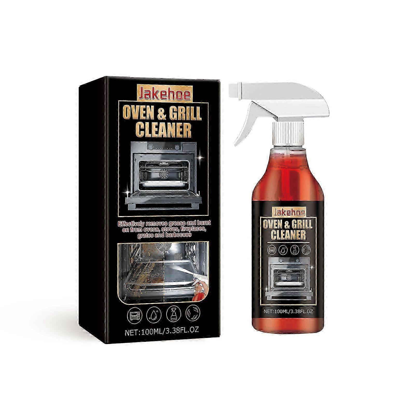 Nettoyant pour four et gril - Puissant désodorisant pour l’huile et les odeurs, spray moussant facile pour un nettoyage en profondeur, 100 ml