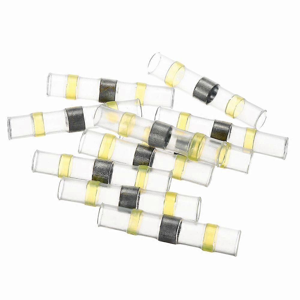 120PCS/Box Heat Shrink Tube Waterproof Assorted Solder Seal Sleeve Wire Connectors Shrinkage Tubing Butt Terminal Connector with Storage Case for DIY