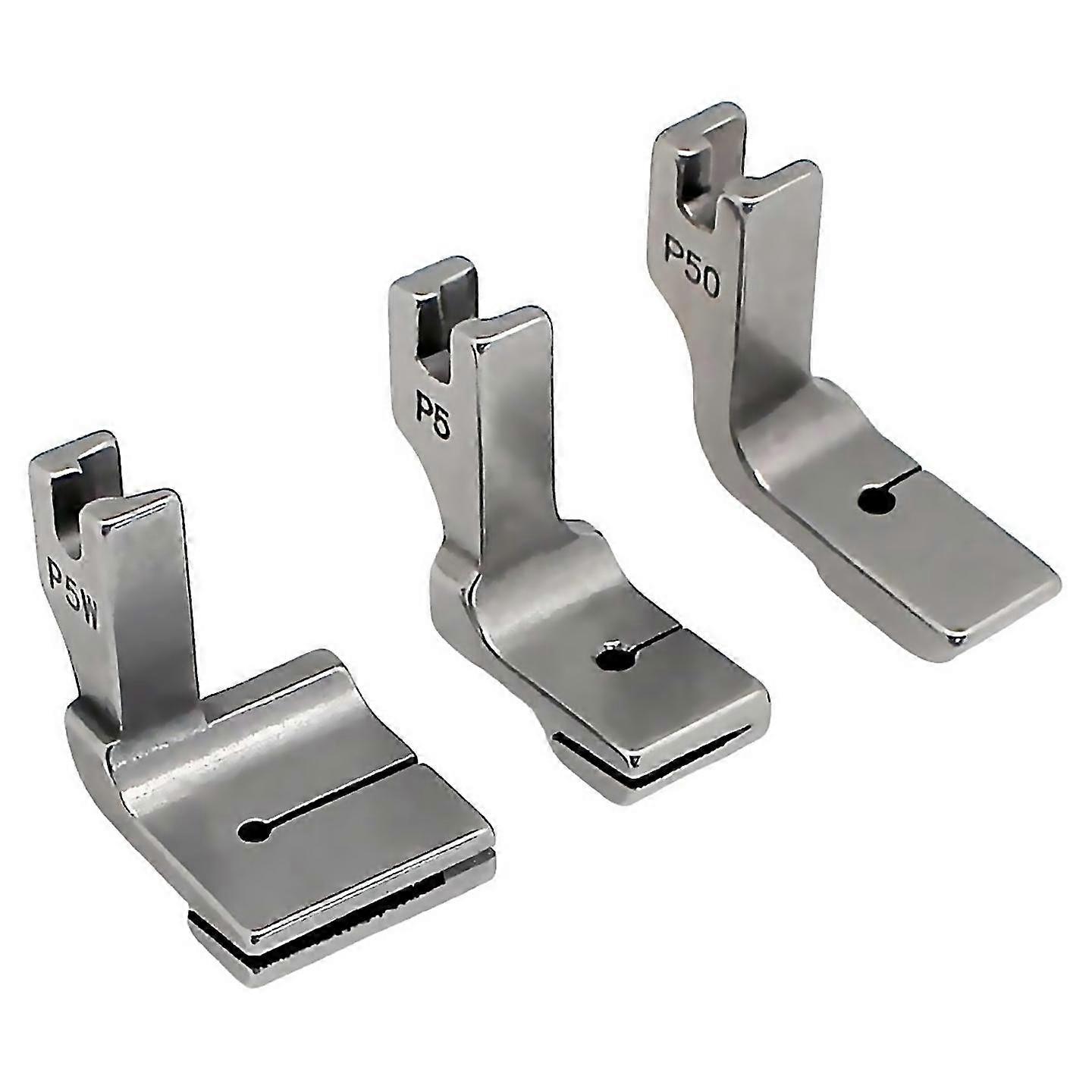 For 3 Pcs Shirring Presser Foot P5 P50 P5w For Industrial Sewing Machine