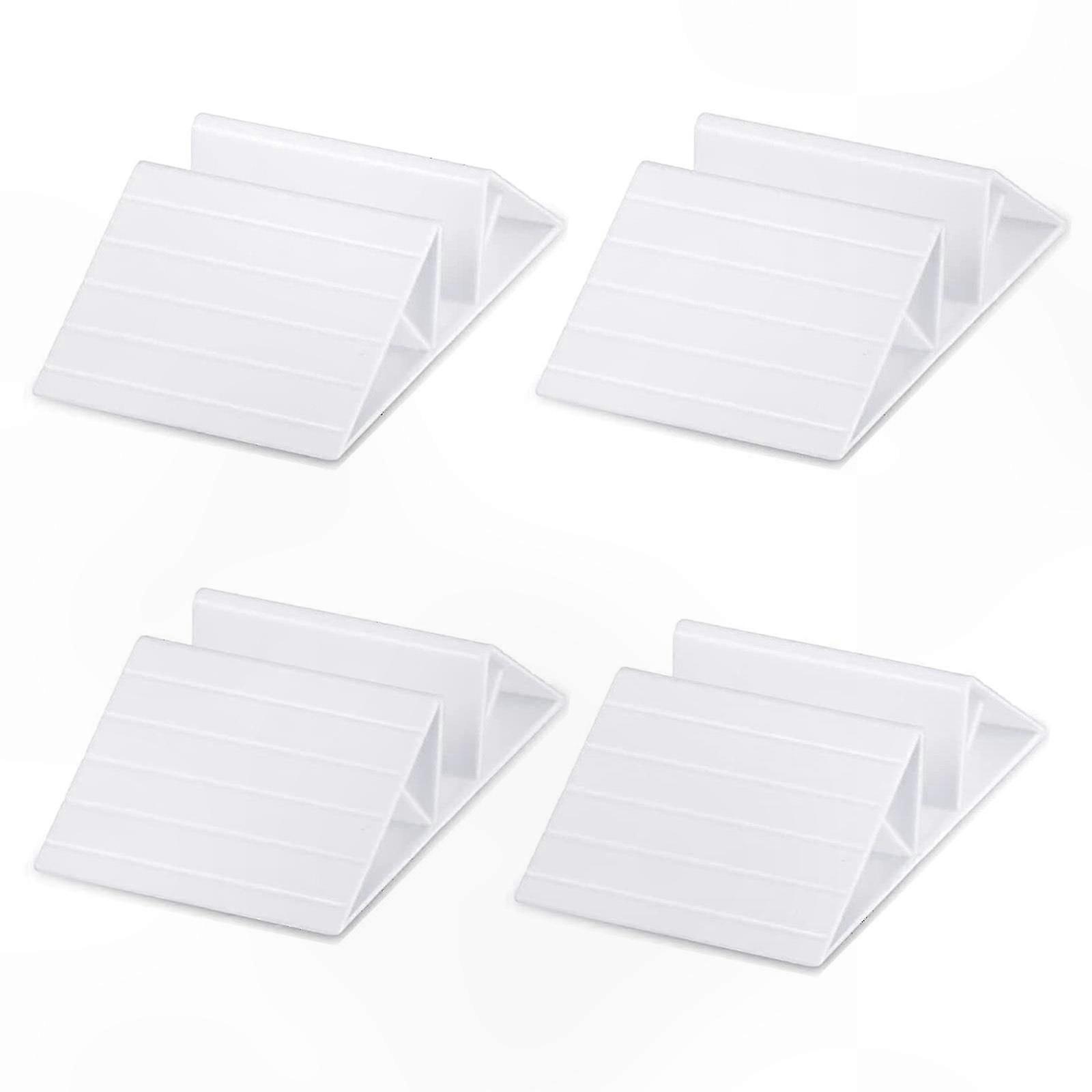 Adjustable Pet Gate with Metal Triangle Feet, Set of 4 for Stability and Support