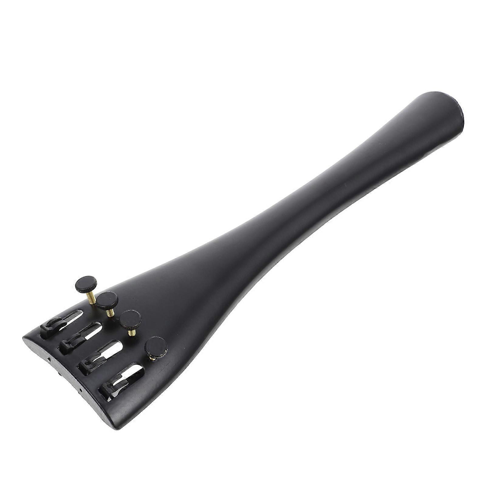 Aluminum Alloy Cello Tailpiece Cello Accessory Performance Musicians Sound Impact Black 1Pack