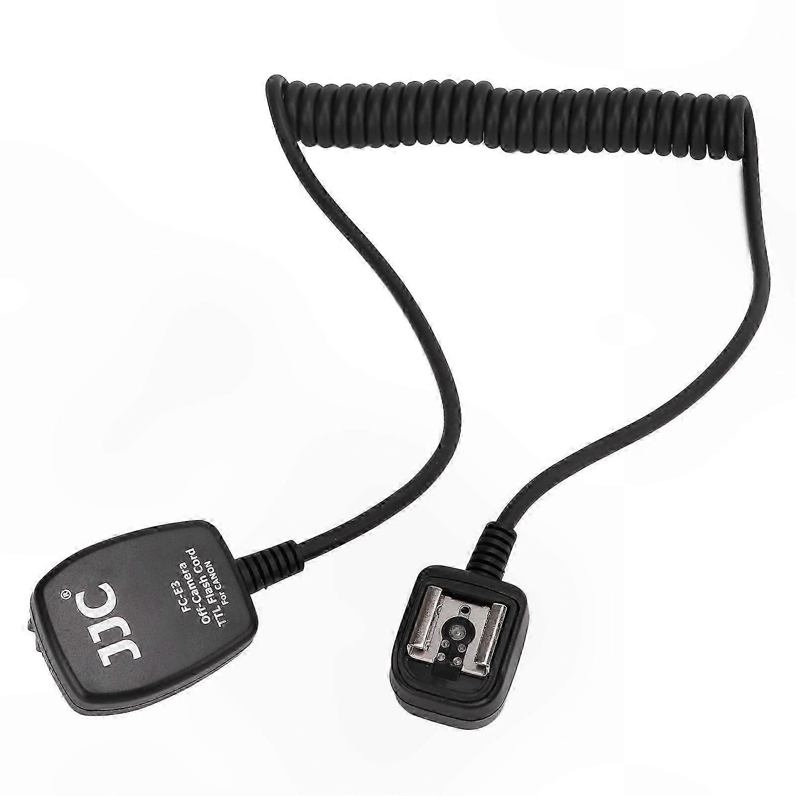 1.3m TTL Sync Flash Cord for Canon Speedlite 600EX RT 580EX II FCE3 Hot Shoe Adapter Extension Cable