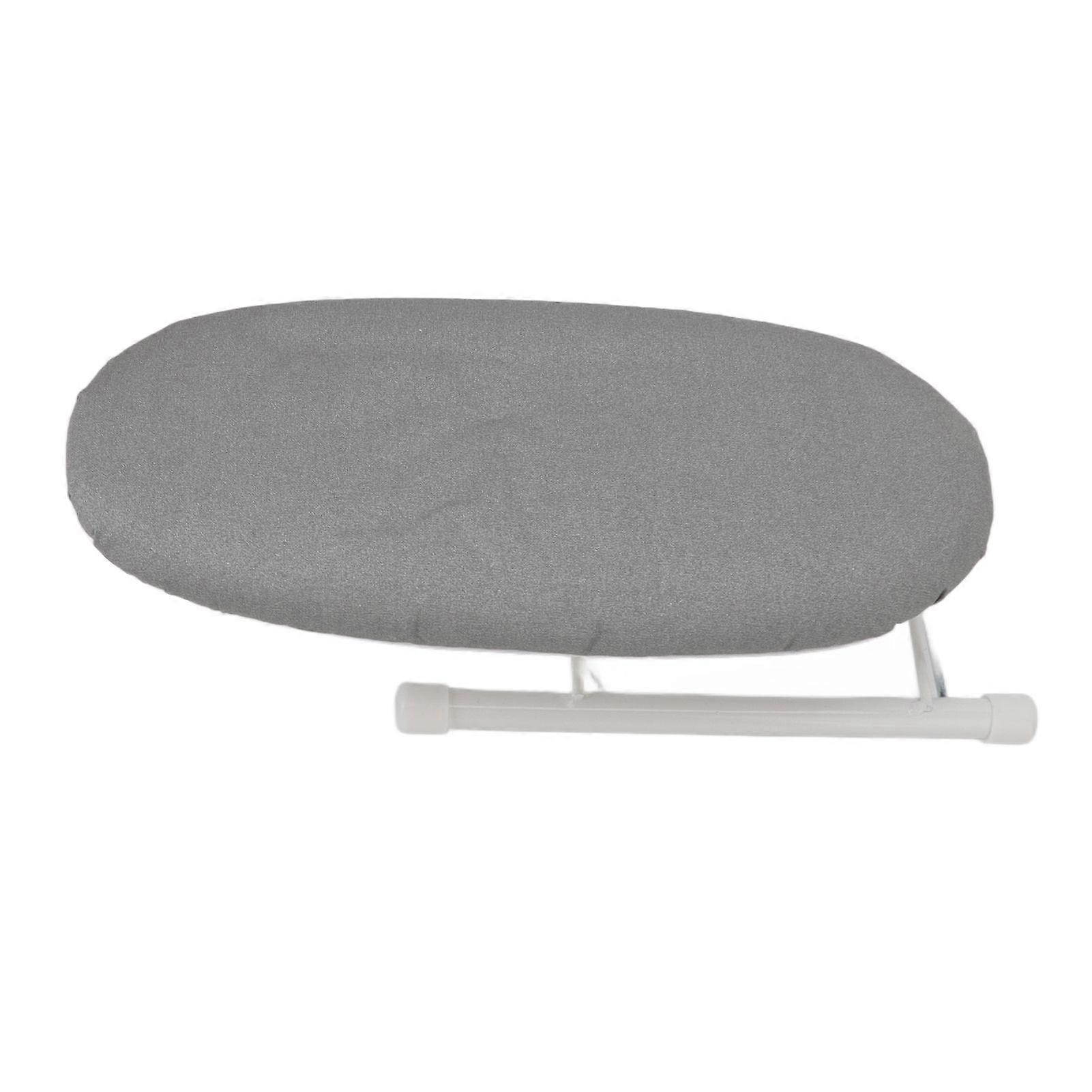 Tabletop Ironing Board Heat Resistant Foldable Portable Mini Ironing Board Clothes Ironing Accessories for Home Travel Grey