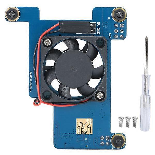 Power Supply Module for Raspberry Pi 4B / 3B + Ethernet POE Fan Electronic Component