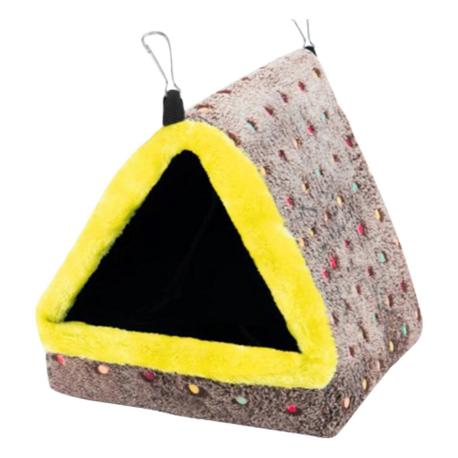 Parrot Tent Bed Soft Cotton Plush, EasyAccess Warm Winter Bed For Parrots And Macaws
