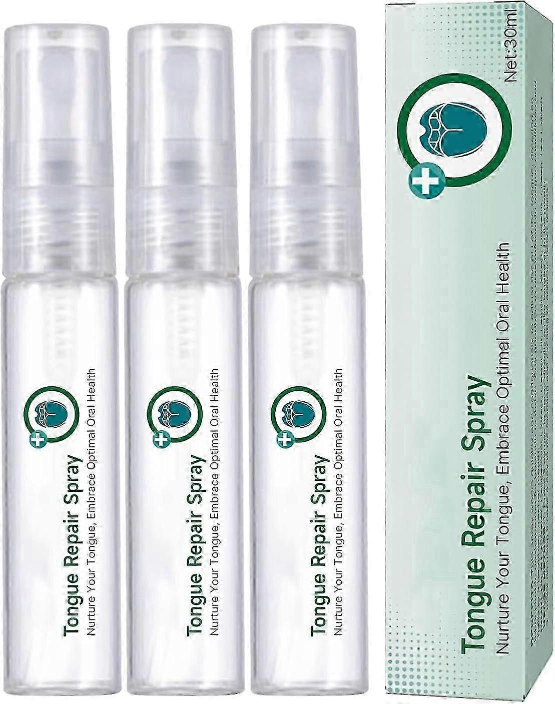 Tongue Repair Spray, Mouth Odor Eliminator for Dryness& Bad Breath,Fissured Tongue Relief Spray, Instant Dry Mouth Relief,Breath Freshener Spray