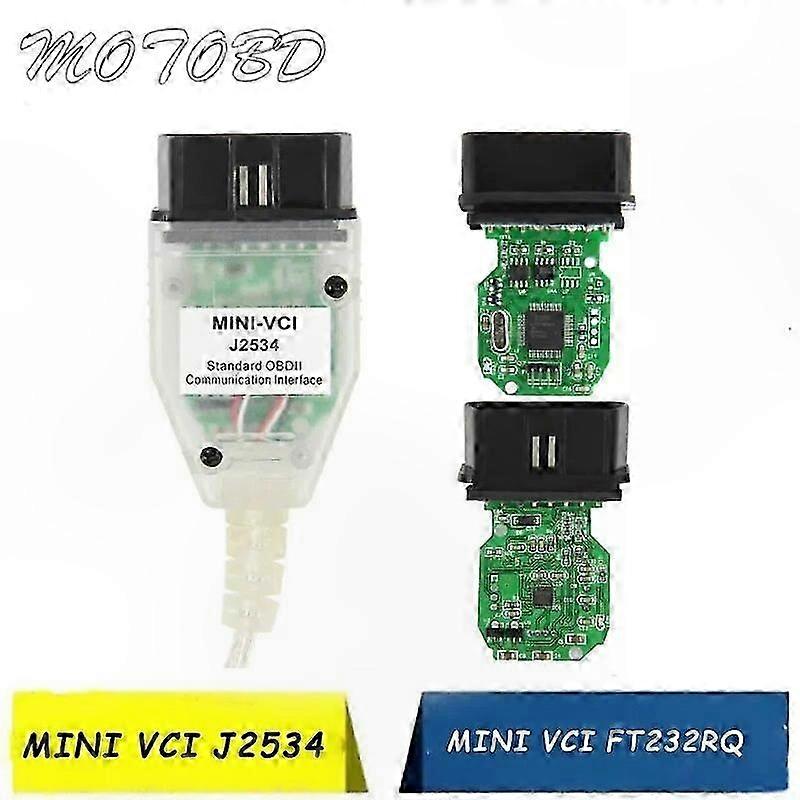 OBD2 Diagnostic Cable for  Techstream J2534 FTDI Mini VCI Scanner Car Tool
