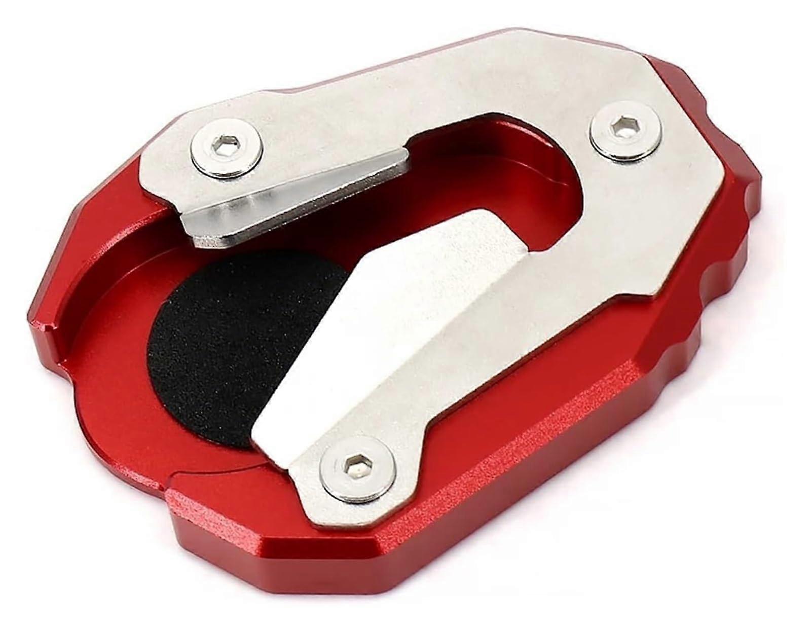 Kickstand Sidestand Stand Extension Enlarger Pad Compatible With Tiger 900 PRO And Tiger 900 GT LOW Red