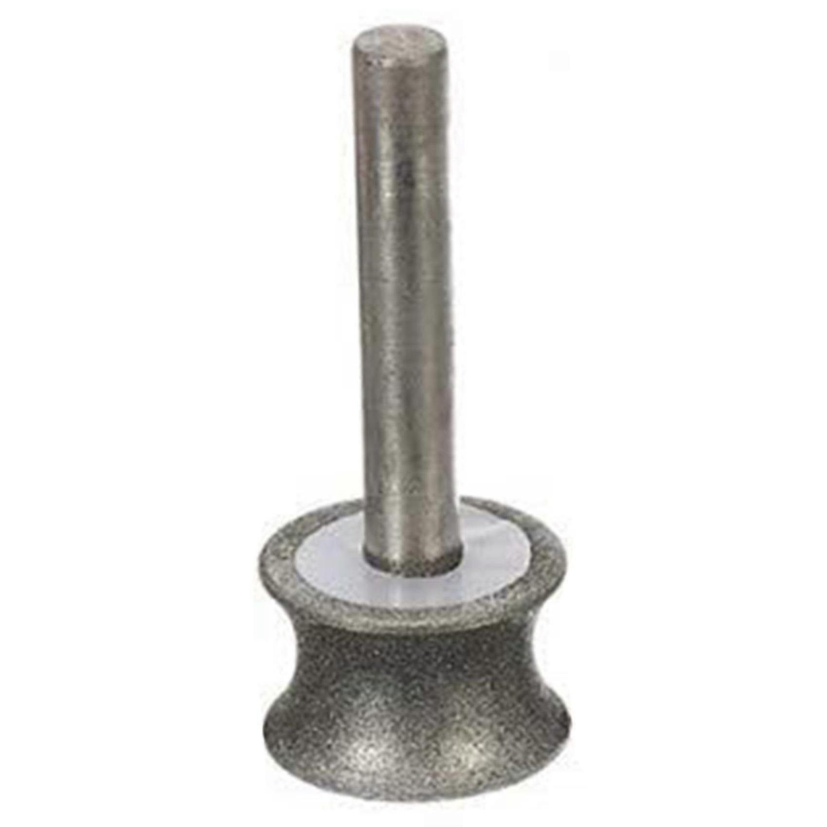 Diamantslibeskive Slibeskive til glasflyvemaskine Lige kant Fas 6 mm skaft (10 mm)