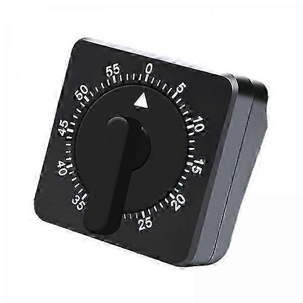 3x Cooking Timer Dial Timer Square Management Timer Reminder Mechanical Timer