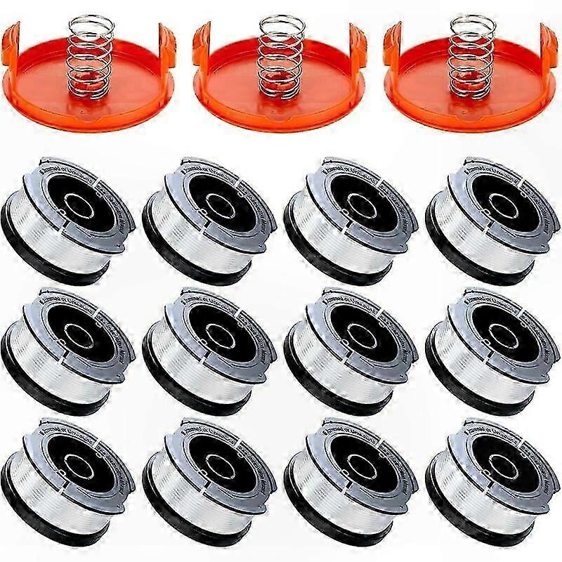 Replacement Trimmer Line Spool for String and Grass Trimmers, 18-Pack, Fits Most Weed Eater Models