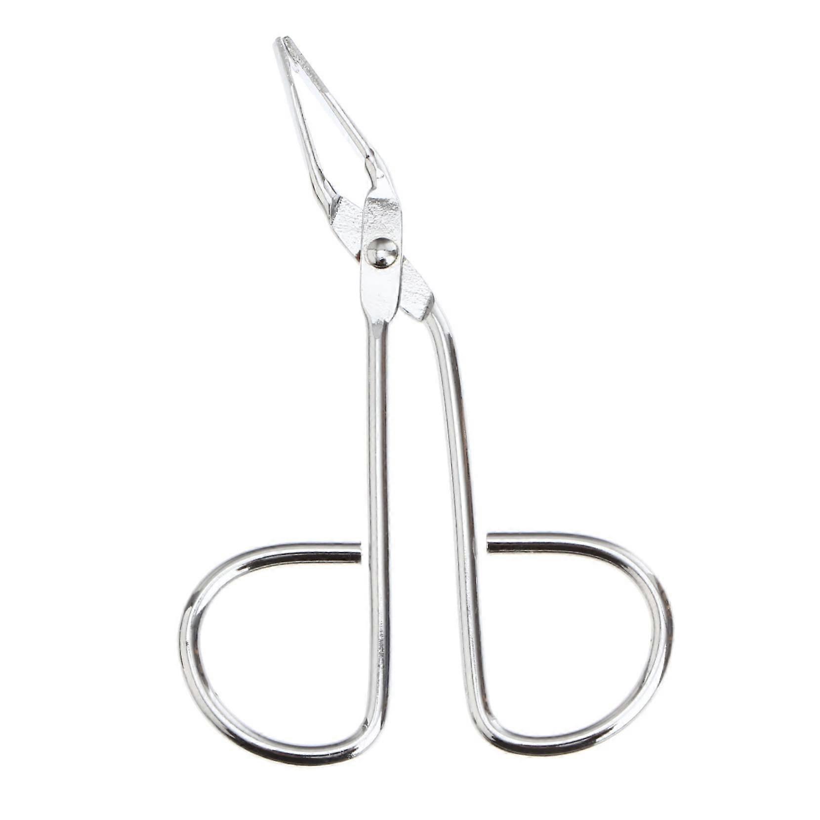 Stainless Steel Eyebrow Tweezer ScissorsShaped Tip, Durable Tool For Precise Eyebrow Shaping And Unwanted Hair Removal