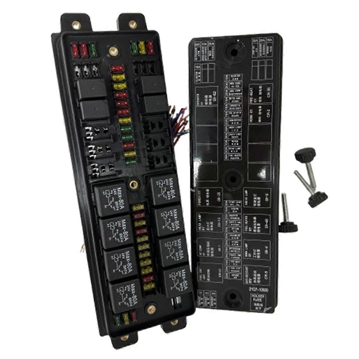 21Q7-10920, 21Q7-10910 Fuse Box with Cover for R140 HX220 Excavator Engine